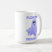 Mug Floating Through Life Cute Ghost (Devant droit)