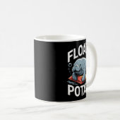 Mug Floaty Tatoes Manatee Funny Sea Cow Ocean Animal L (Devant droit)