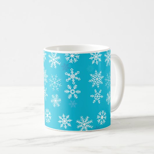 Mug Flocon de neige (Devant droit)