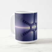 Mug Flocon de neige bleu (Devant gauche)