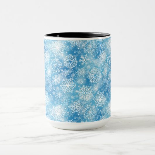 Mug Flocon de neige bleu (Centre)