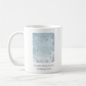 Mug Flocon de neige bleu poussiéreux (Gauche)