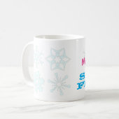 Mug Flocon de neige bonjour (Devant gauche)