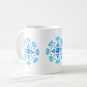 Mug Flocon de neige cristal (Devant gauche)