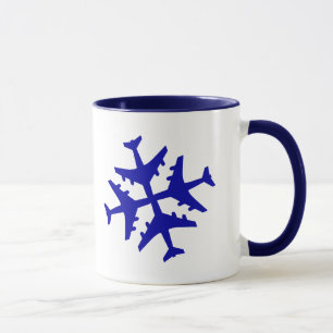 Mug Flocon de neige d'avion
