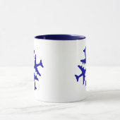 Mug Flocon de neige d'avion (Centre)