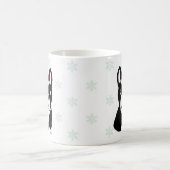 Mug Flocon de neige de bande dessinée de Noël de (Centre)