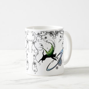Mug Flocon de neige de chat cosmique