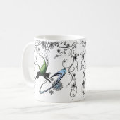 Mug Flocon de neige de chat cosmique (Devant gauche)
