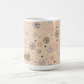 Mug Flocon de neige d'hiver personnalisé (Centre)