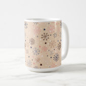 Mug Flocon de neige d'hiver personnalisé (Devant droit)