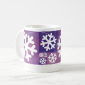 Mug Flocon de neige d'or de rapport (Devant gauche)