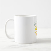 Mug Flocon de Neige Doré Monogramme Festif (Gauche)