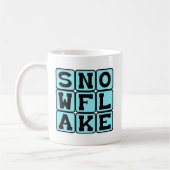 Mug Flocon de neige, Flocon de neige unique (Gauche)