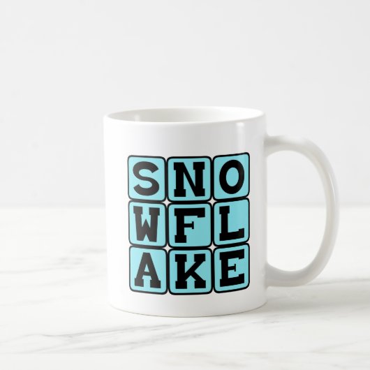 Mug Flocon de neige, Flocon de neige unique (Droite)