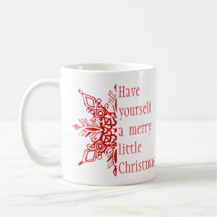 Mug Flocon de neige Joyeux petit Noël (ou personnalise