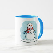 Mug Flocon de Neige Mignon (Devant droit)