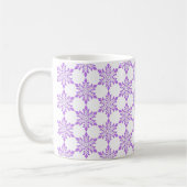 Mug Flocon de neige rouge-violet (Gauche)