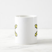 Mug Flocon de neige scintillant - Étoile jaune (Centre)