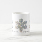 Mug Flocon de neige scintillant imprimé (Centre)