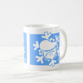 Mug Flocon de neige spécial (Devant droit)