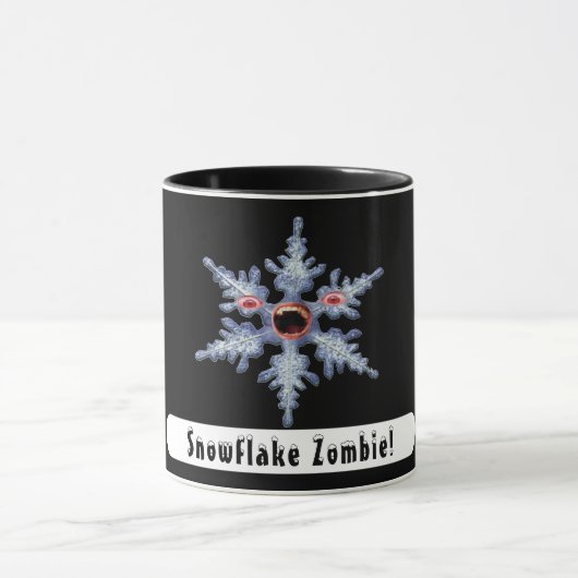 Mug Flocon de neige Zombie ! (Centre)