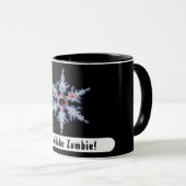 Mug Flocon de neige Zombie ! (Devant droit)