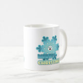 Mug flocon de Noël (Devant droit)