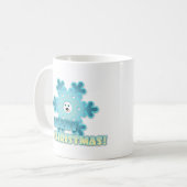 Mug flocon de Noël (Devant gauche)