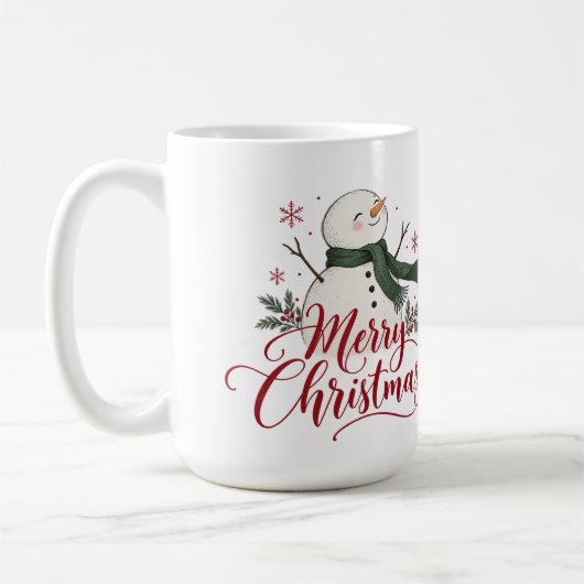 Mug Flocon de Noël Joyeux Noël (Gauche)