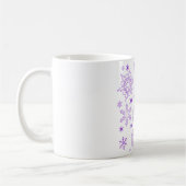 Mug flocon violet (Gauche)
