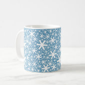 Mug flocons de neige de fractale (Devant gauche)