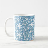 Mug flocons de neige de fractale (Gauche)