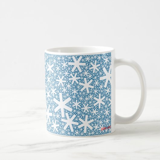 Mug flocons de neige de fractale (Droite)