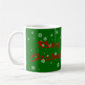 Mug Flocons de neige de Joyeux Noël (Gauche)