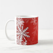Mug Flocons de neige de Noël (Gauche)