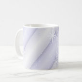 Mug Flocons de neige et rayures douces (Devant gauche)