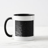 Mug flocons de neige la nuit photo unique (Gauche)