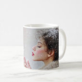 Mug Flocons de neige soufflés (Devant droit)