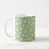 Mug Flocons de neige sur menthe (Gauche)