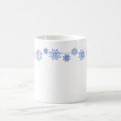 Mug Flocons de neige Tasse-Bleus de café en céramique (Centre)