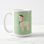 Mug Flocons de Noël de Llama (Gauche)