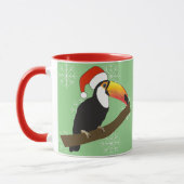 Mug flocons de Noël de Toucan illusima (Gauche)