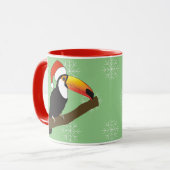 Mug flocons de Noël de Toucan illusima (Devant gauche)