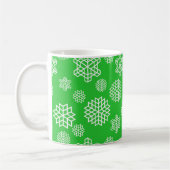 Mug Flocons de Noël sans couture (Gauche)