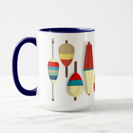 Mug Flocons de pêche / Bobbers (Gauche)