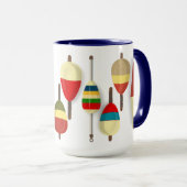 Mug Flocons de pêche / Bobbers (Devant droit)