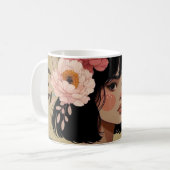 Mug Flora Mystica – Élégance florale pour vos paus (Devant gauche)