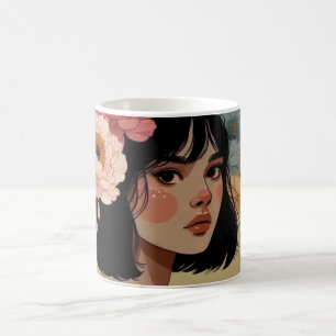 Mug Flora Mystica – Élégance florale pour vos paus