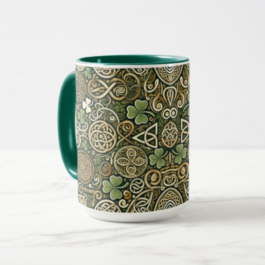 Mug Floraison Celtique (Devant gauche)